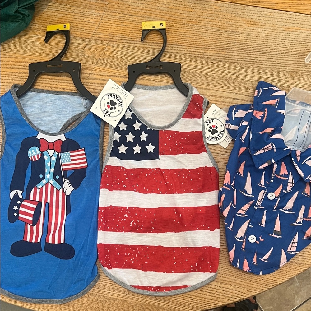 Pet Tank Tops and Shirt Set.NWT